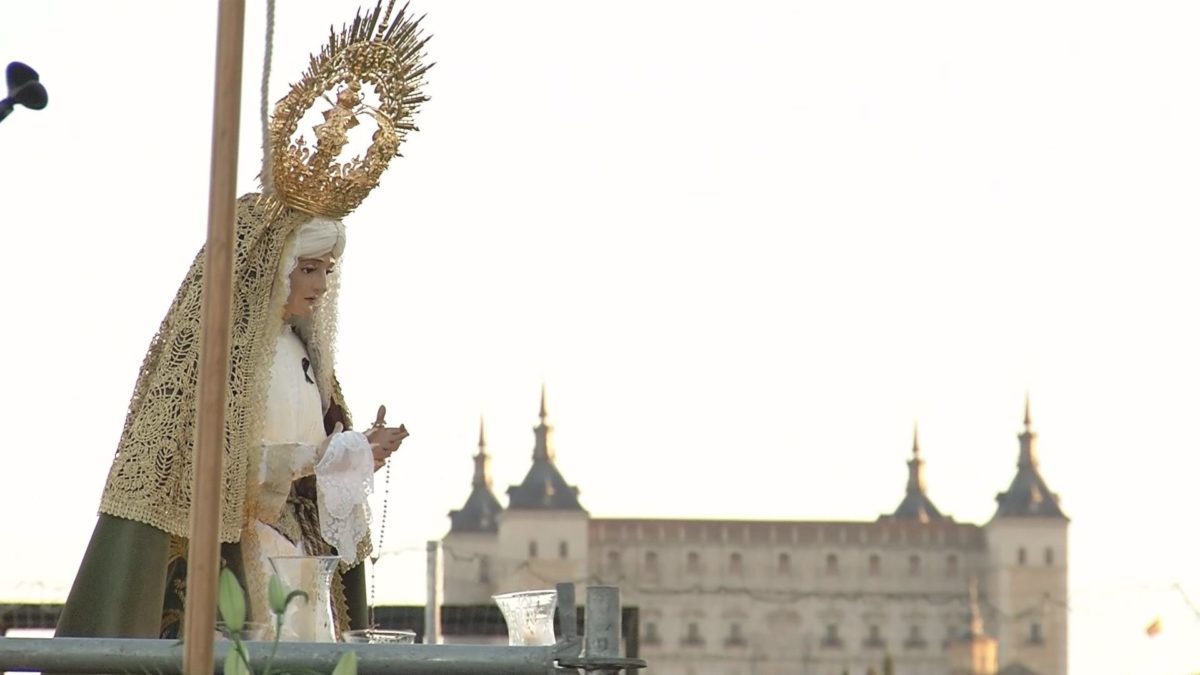 Todo listo para la salida extraordinaria de la Virgen del Amparo