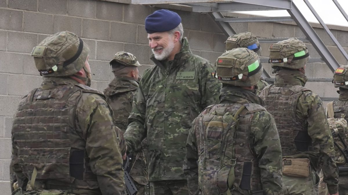 Felipe VI visita la Academia de Infantería de Toledo