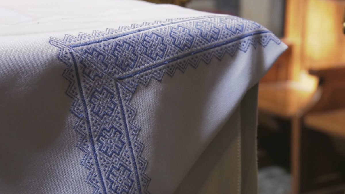 El bordado de Navalcán, presente en la Catedral de Toledo