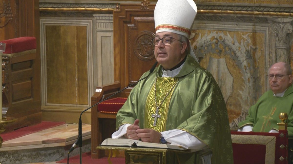 El Obispo Auxiliar presidió este domingo la santa misa en la Catedral Primada