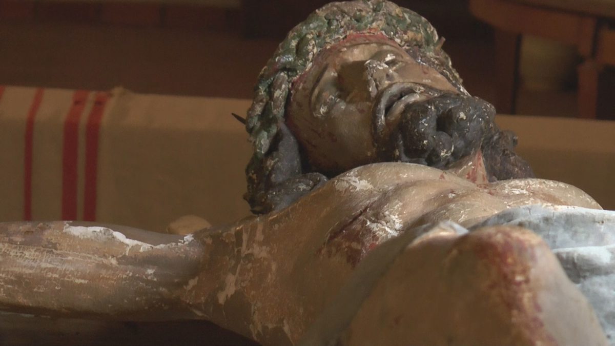 En proceso de restauración el Cristo de la Capilla de las Concepcionistas