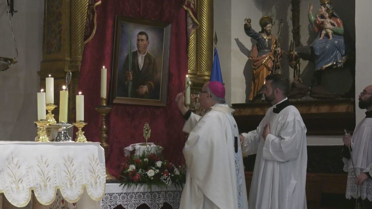 Bendecido el cuadro del beato Ceferino Giménez Malla