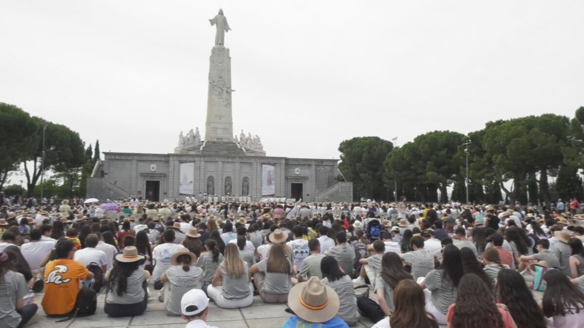 Los jóvenes de Toledo en la Vigilia con el Papa en Madrid