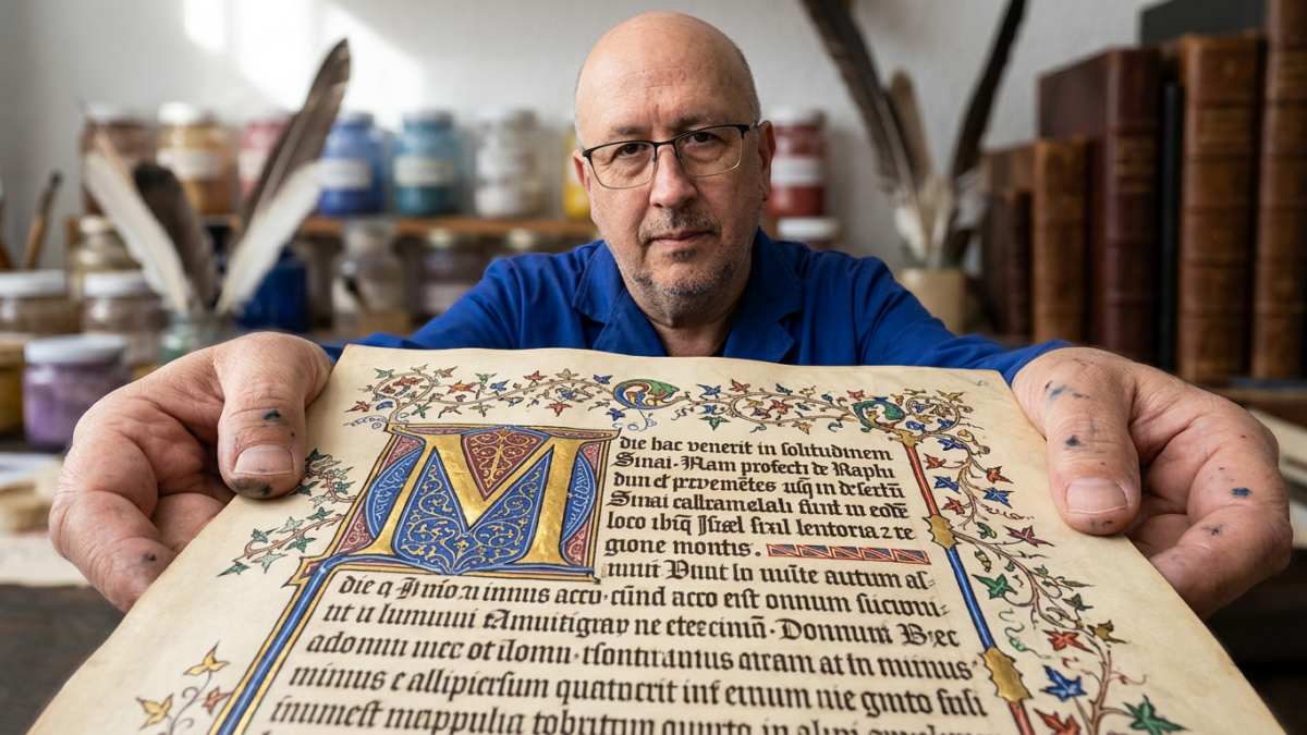 Adolfo Alonso, el último escribano medieval