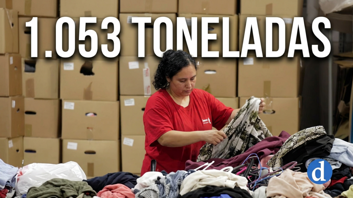 1.053 toneladas de ropa usada gestionó Inserta Toledo en 2025